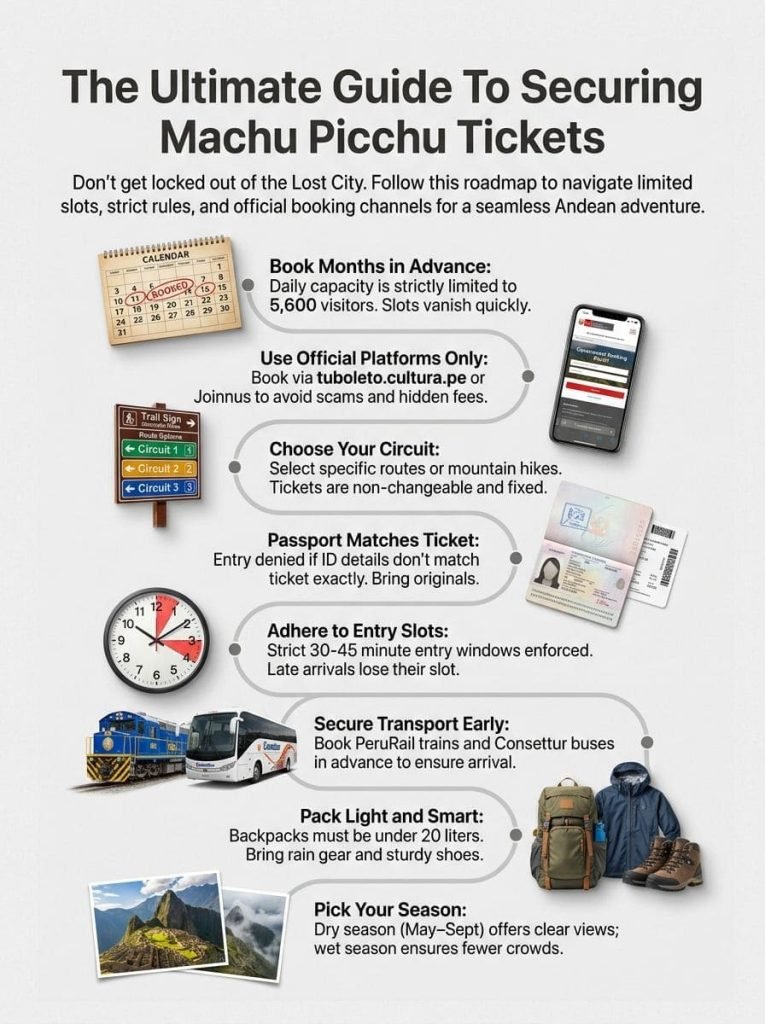 infographic The Ultimate Guide To Secure Your Machu Picchu Tickets