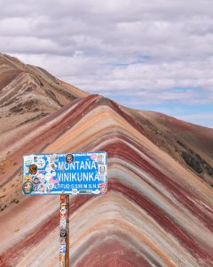 Rainbow Mountain in Peru