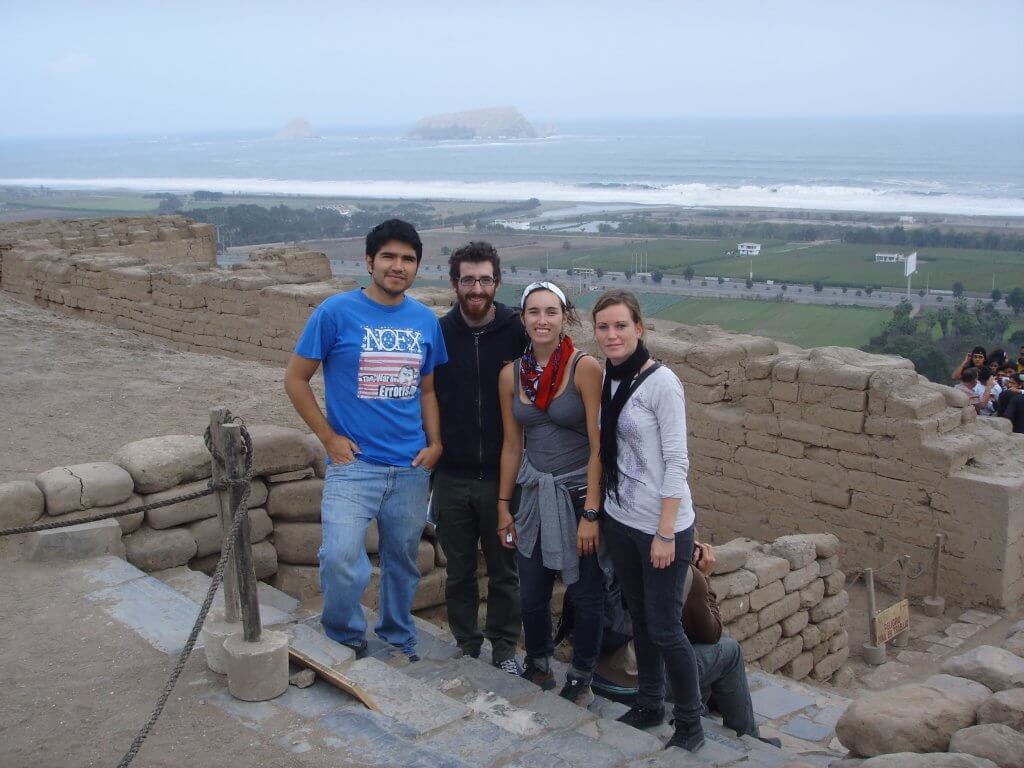My Time Visiting Lima Peru: My Second Incredible Week volunteers at pachacamac