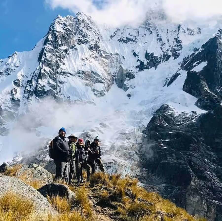Salkantay Trek view clouds