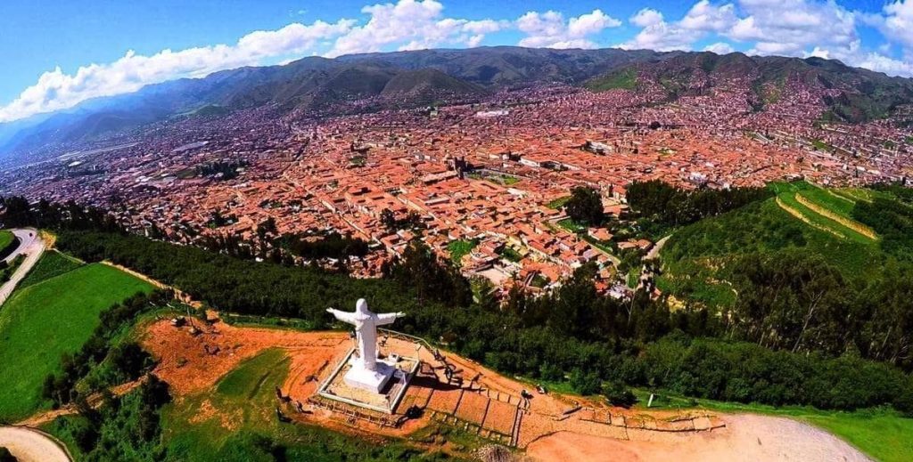 Marvel at the Cristo Blanco Statue