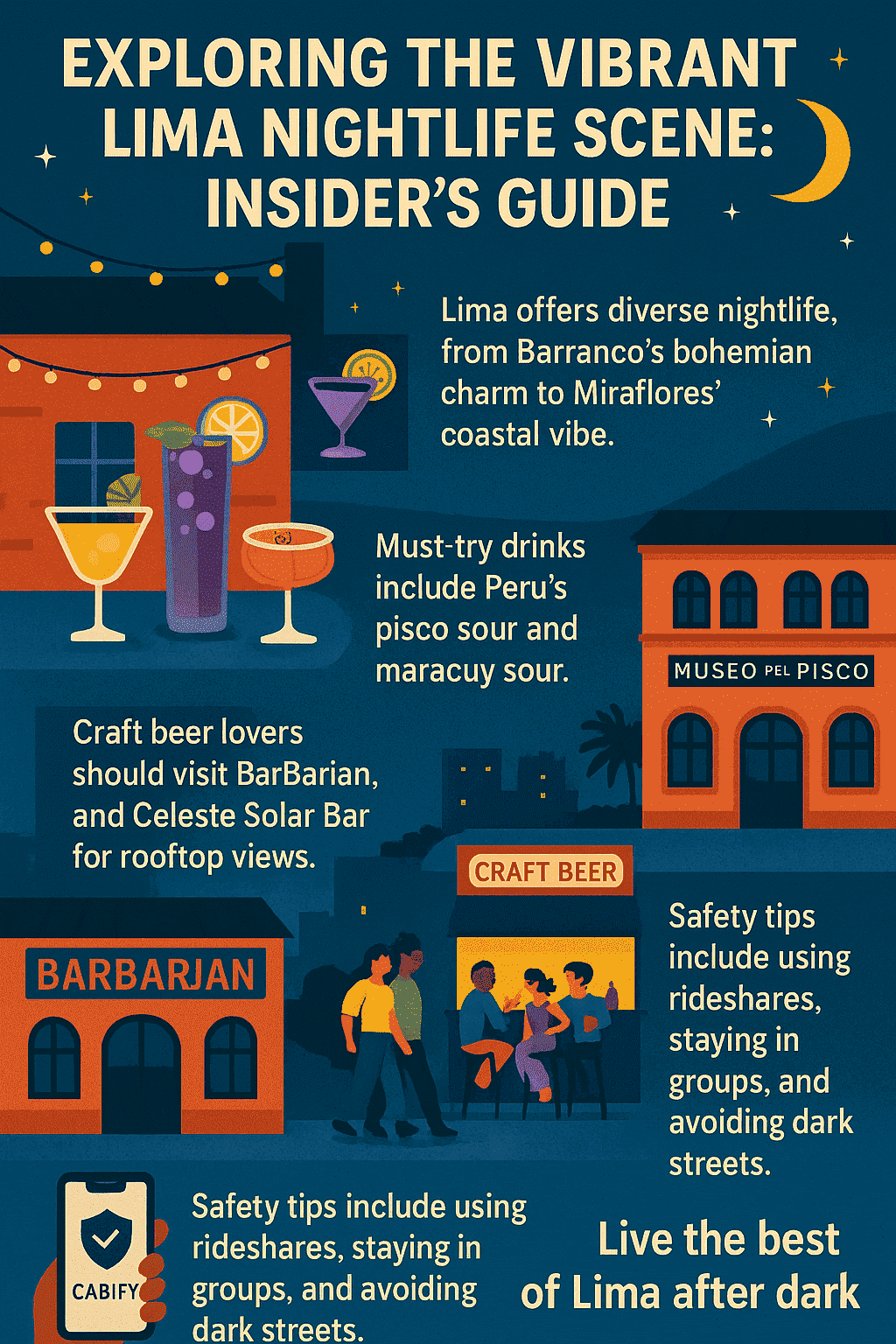 infografia lima nightlife
